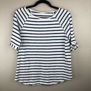 Jane and Delancey Striped Shirt with Bow Details